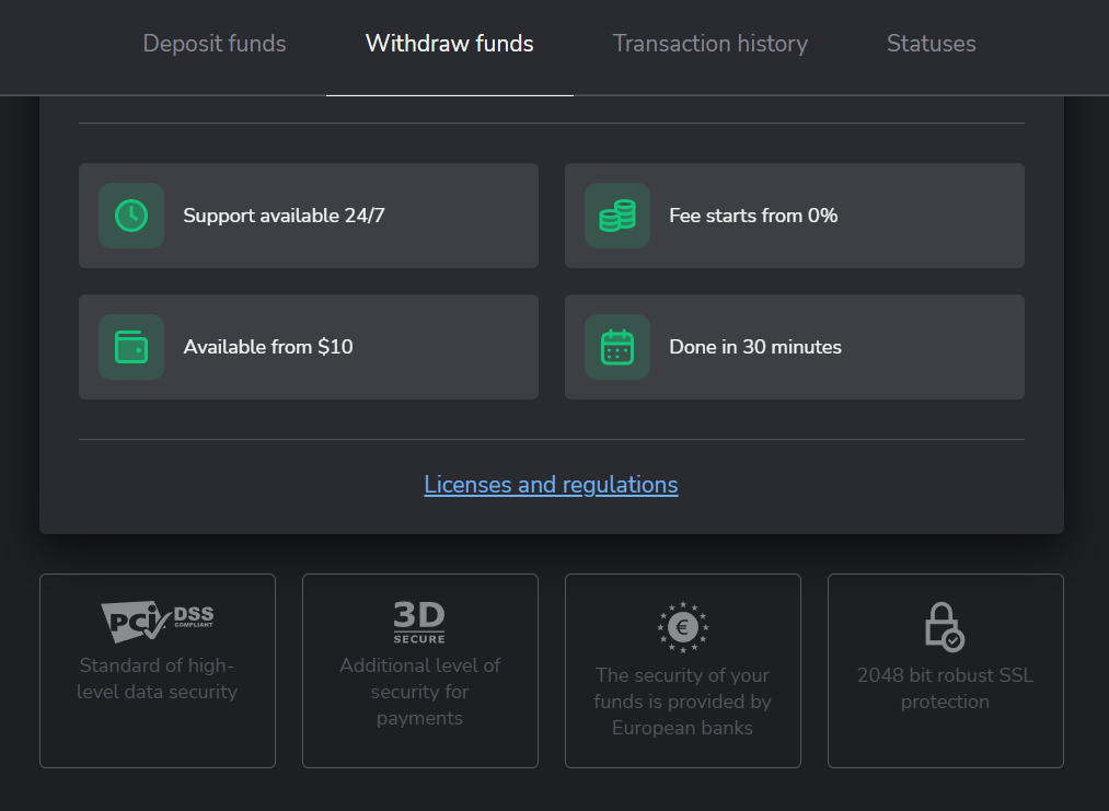 Interface comparison Quotex vs Binomo